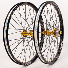 gold bmx wheels